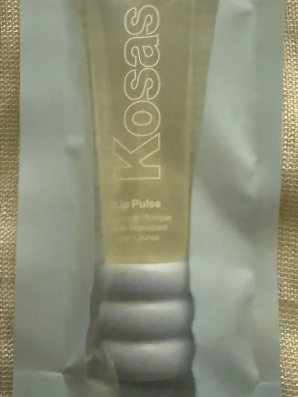 Kosas Lip Pulse Glassy Lip Plumper Unspoken Clear 0.42 oz New Sealed